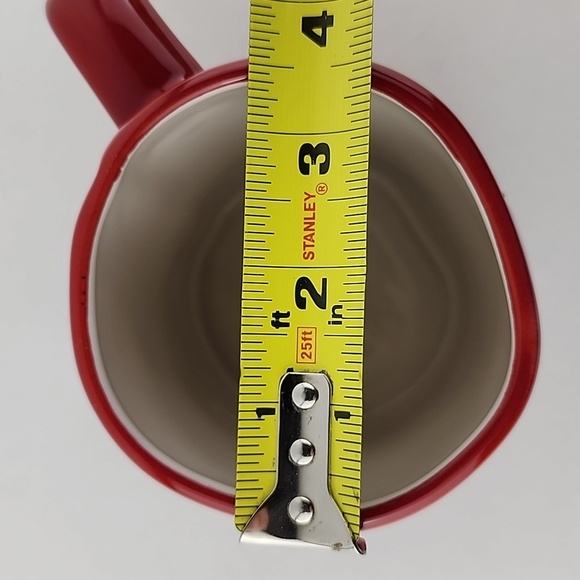 Rae Dunn Double Sided Mug Red ALL MAMA WANTS IS A SILENT NIGHT White Lrg Letters - Picture 11 of 11